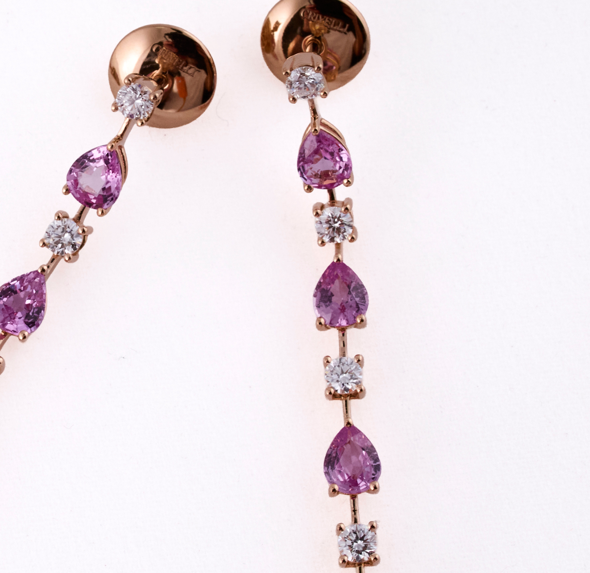 Crivelli Parure Zaffiri Rosa