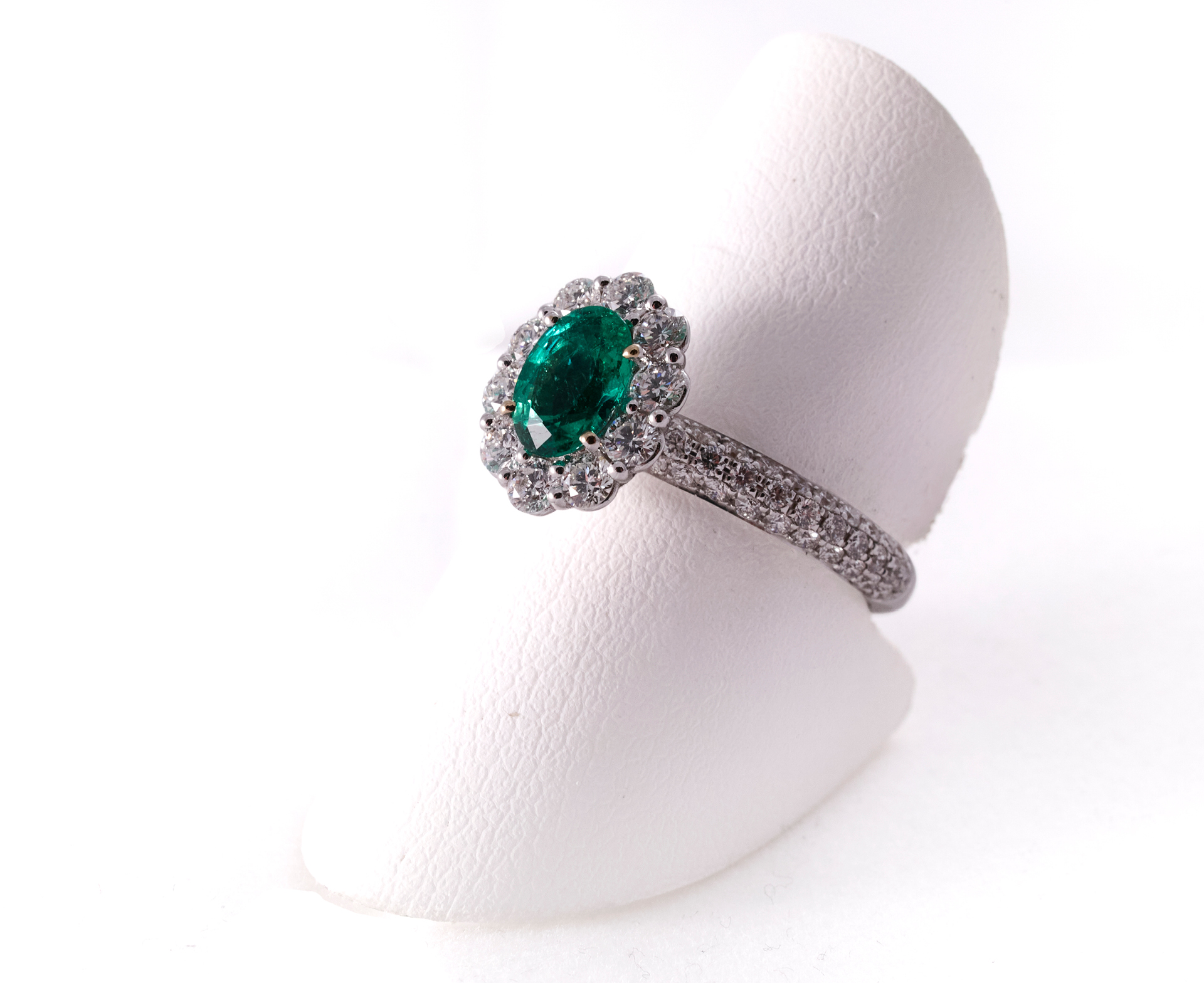 Giorgio Visconti Anello Contorno Smeraldo