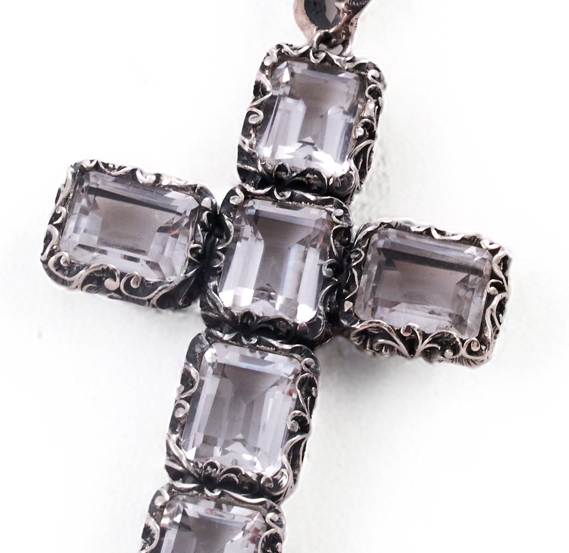 Maria e Luisa Jewels Collana Croce Cristallo
